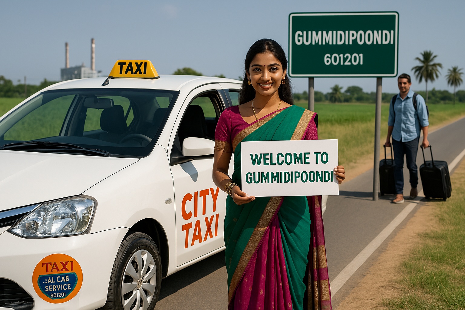 City Taxi Gummidipoondi office - cab service to Chennai Airport